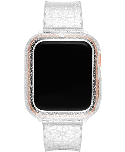 Kate Spade New York Silver Glitter Jelly 40Mm Case And Band Set For Apple Watch® (Model: Kss0131Set) #TOP3