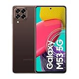 Samsung Galaxy M53 5G - Telefono cellulare, smartphone Android con 8 GB di RAM, 128 GB di memoria, marrone (versione spagnola)