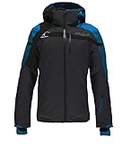 spyder titan jacke Abnehmbare, Helm-taugliche Kapuze mit verstellbarer Öffnung.