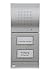 Produktbild DoorLine Classic Silber Türsprechanlage, Klingel, Türöffner anschließbar, Haustelefon und Handy als Gegensprechanlage, Anschluss a/b 2-Draht