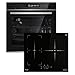 Produktbild Autarkes Herdset: 60cm Einbaubackofen EB8017ED + 59cm Induktionskochfeld IND5903SP | Katalyse | Pizzafunktion | Grill | Umluft | Heißluft | Automatik-Timer | SET8017IND593SP