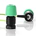 Dostyle in-Ear Earbuds Headphones, Hammering Gaming Earphones Noise Isolating Stereo Bass with Microphone (Green)