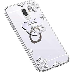 Uposao Compatibel met: Samsung Galaxy A6 Plus 2018 zilver