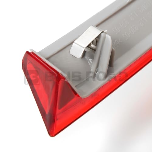 Image of Rear Left Bumper Reflector Light LED Driver Side Red Trim Compatible with BMW X5 E70 2009-2013 (Replaces 63147240997 63217158949)