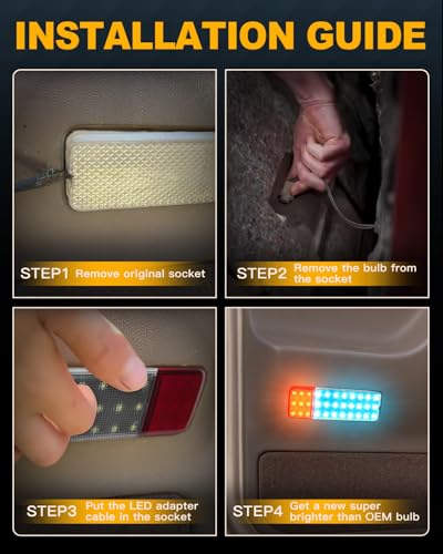 Lámparas LED para panel interior Ford Bronco y F150 1992-1996 miniatura 6
