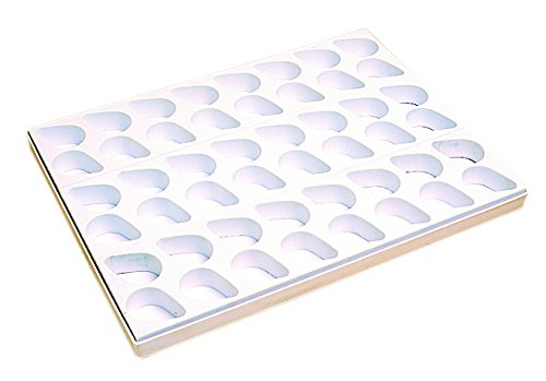Martellato B008 Moule en Plastique Forme de Goutte Blanc 30 x 40 cm
