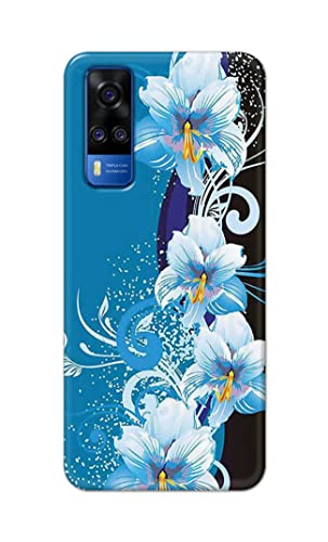 Image of PRINTFIDAA Beautiful Floral Design Printed Designer Hard Case for Vivo Y31 Back Cover -(e) RPM1006