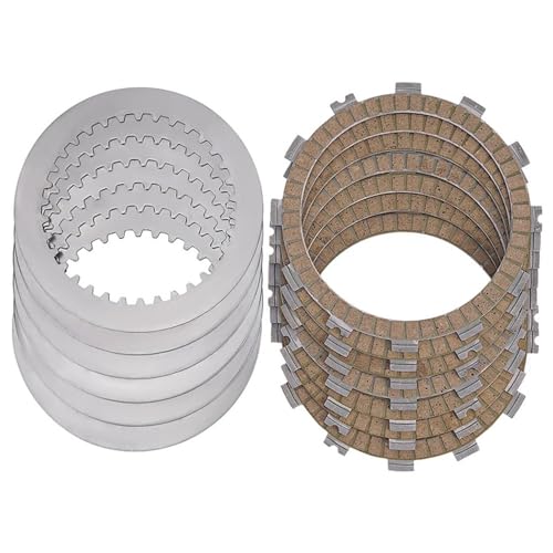 Disques d'embrayage KX125 en acier et papier premium pour moto