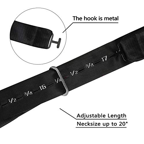Image of Alizeal Mens 2pcs Solid Self-tied Bow Tie Set