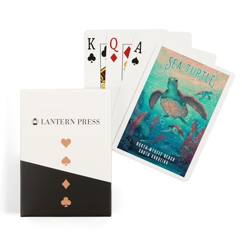 Baraja de Poker North Myrtle Beach, Tortuga Marina, 52 Cartas