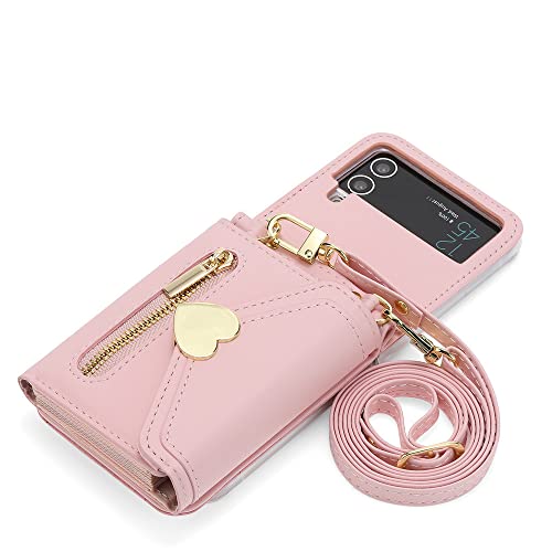 Étui Cuir Samsung Flip 4 5G Porte-Carte de Crédit et Coque Protection Intégrale Flip 3