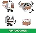 Mattel Minecraft Flippin’ Figs Figures Collection with 2-in-1 Fidget Play, 3.75-in Scale, Large Heads & Pixelated Design (Characters May Vary)