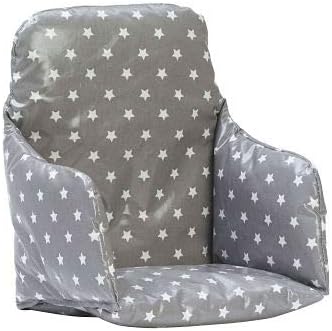 High Chair Cushion for Wooden High Chairs. Easy to Fit and Fully Wipe Clean. Seat pad for highchair to Keep Baby Comfortable at mealtimes.