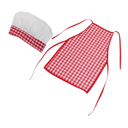 Disfraz infantil de chef ropa para fotografia de bebes conjunto de delantal y sombrero