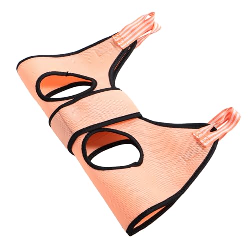 Toyvian 1 セット ペットグルーミングハンモック 犬のグルーミングハンモックハーネス猫犬用 ペットハンモック 犬のブランコ 犬の爪切りハーネス Light Brown サンドイッチメッシュ