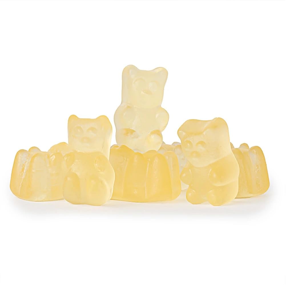 Bayside Candy Individual Colored Gummy Bear Collection (10LBS, Green Apple)