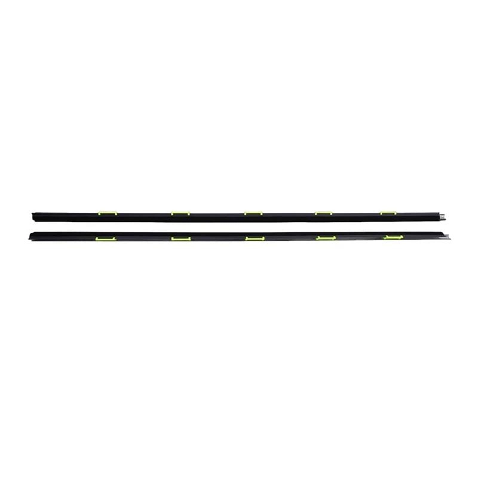 Yuqudgelky One Color For Civic Ek 1996-2000 2Pcs Car Window Weather Strip Waterproof Pressure Strips Moulding Trim
