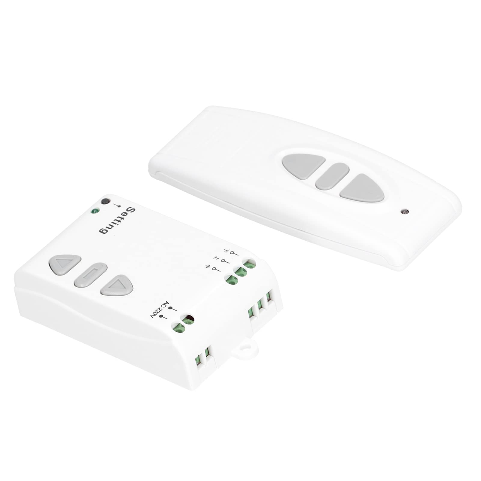Télécommande sans fil pour écrans de projecteur, contrôle de moteur sans fil 220 V, utilisé pour rideau de moteur AC ou écrans électriques, avec télécommande sans fil
