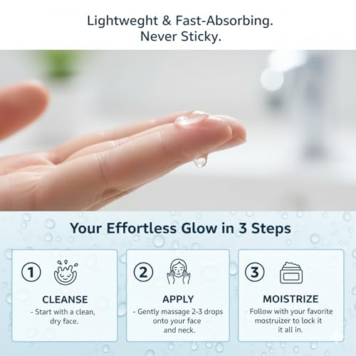 DewySkin Infusion Serum – Niacinamide & Hyaluronic Acid Hydrating Face Serum for Glowing, Plump Skin | Brightening, Moisture-Boosting & Firming Facial Serum for All Skin Types, 30ml - Image 4