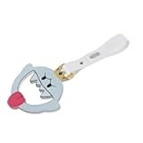 Q1-TECH, JDM Tsurikawa Ring Japanese Subway Train Bus Car Handle Cute Anime Cartoon Handle Hand Strap Rear Front Bumper Warning Rings Drift Charm Drift Car Accessory (KingBoo-White)