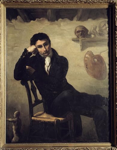 Cuadro pintura al óleo clásicas de Gericault retrato de artista para decoraciones del hogar