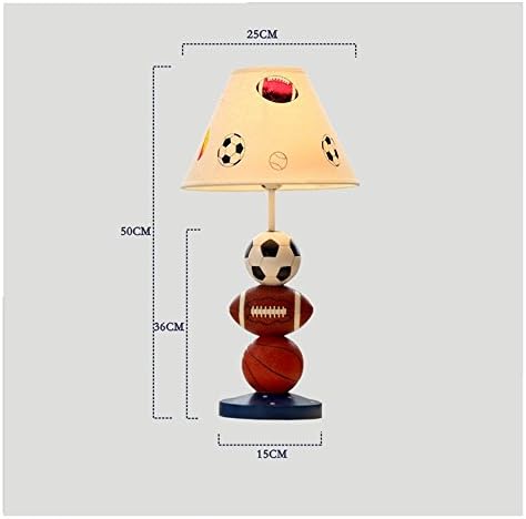 Homelavafans Fashion Basketball & Football & Soccer Styling Sport Style Table lamp (Printed Lampshade)