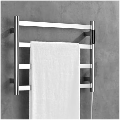 Brushed Electric Towel Rack Stainless Steel Temperature Control Time Smart Home Heated Towel Rack Towel Rack(Brushed Grey) image 5