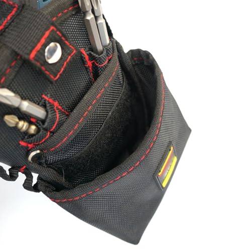 Sac banane magnétique de rangement pour outils avec support perceuse - 8