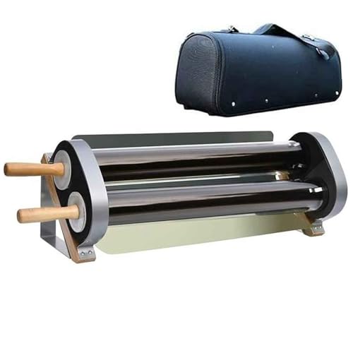 Horno Solar portátil,Juego de Parrilla de Camping de Doble Tubo,hornos de Tubo de vacío Ligeros y nuevos,for 3-5 Personas,Libre de Humo,Ideal for Exteriores,Senderismo,mochilerismo,Picnic y Viajes