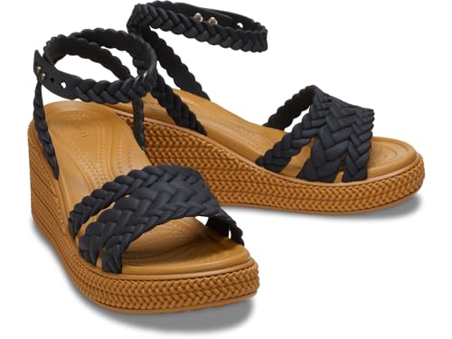 Image of Crocs Women's Brooklyn Ankle Strap Wedges