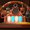 Missmisq Gimnasio Piano Bebe, Gimansio De Actividades Musical para Bebés, Alfombra Gimnasio para Bebés con Piano, Tapete De Actividades con Música Y Luces, Manta De Juegos Plegable #3