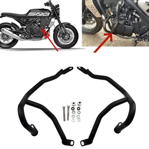 Crash bar Brixton Crossfire 500X évite casse moteur - 2