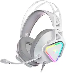 Headset Gamer Redragon Rgb Cadmus Branco - H370W-RGB
