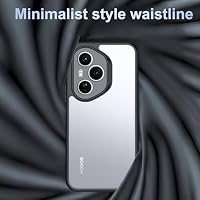 Tieeyivv Hülle für Honor 400 Pro Handyhülle Cover Dünne Flexibles Silikon + PC Acryl Rückseite Schutzhülle Stoßfeste Ultraflaches Hybrid-Design Case – Ansicht 3