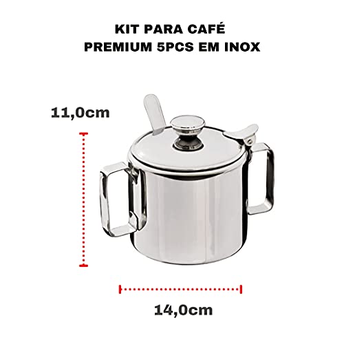 Conjunto para Chá e Café 5 Peças, IN8065, Euro Home