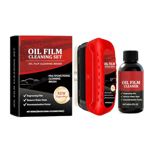Car Windshield Oil Film Remover Set