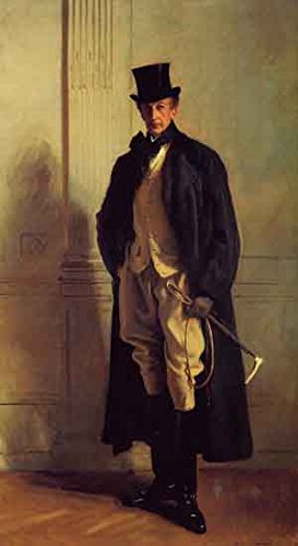 Peinture à l'huile Lord Ribblesdale par John Singer Sargent, toile de 36 x 48 pouces