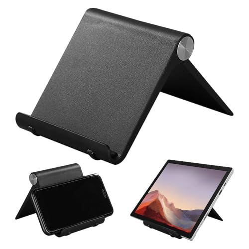 Creative Lazy - Soporte plegable ajustable para teléfonos y tabletas, compatible con iPad, tabletas...