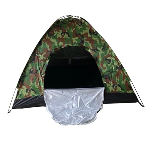 Tente de camping camouflage 1 personne imperméable et ultralégère pour randonnée