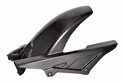z900rs用 スピードラリアカーボンフェンダー　ロング　艶有り Z900RS リアフェンダー ロングタイプ ドライカーボン SPEEDRA