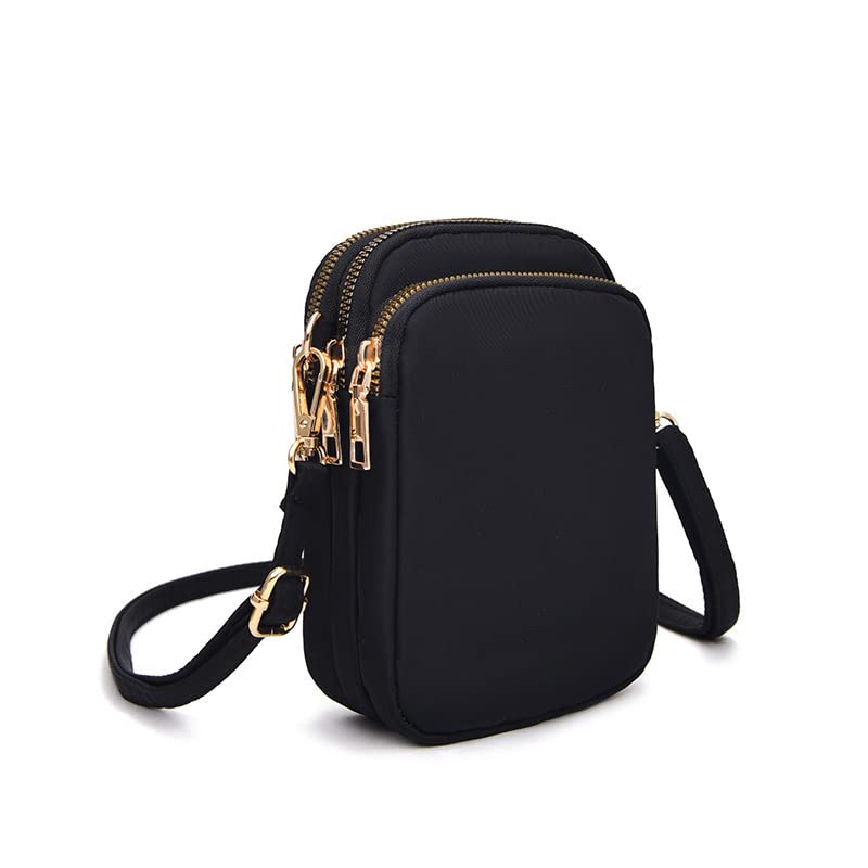 Casecret Sacs Bandoulière Femme Petit Sac Téléphone Portable Crossbody Mini Pochette Nylon Portefeuille sac à Main Sangle Sacoche Étui Universel pour...