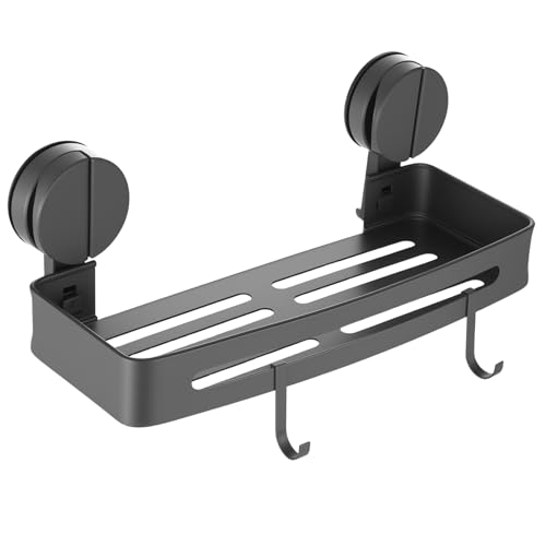 YiPHomn Estantería Baño Ventosas, Organizador Ducha con Ventosas, Estanteria Baño sin Tornillos, Estante Cesta de Ducha con ventosa para Jabón Champú Accesorios Duchas