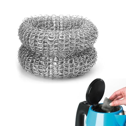 Anneau Éliminateur Calcaire,Acier Inoxydable Anneau Anti-Calcaire,Collecteur de Calcaire pour Bouilloire,Élimine Calcaire et Impuretés,pour Filtrer Tartre...