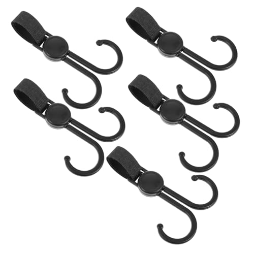 Angoily Stroller Hooks Space Saver Multipurpose Hooks for Grocery Car Hanger Clip-s