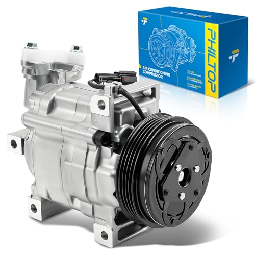 Image of PHILTOP 98485 Air Conditioner AC Compressor for Subaru Forester 2007-2010,Forester 2011-2013 2.5T,Forester 2014 2.0T,Impreza 2008-2009, Impreza 2010-2011 2.5L, Impreza 2010-2014 2.5T,WRX STI 2015-2019