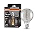 OSRAM Lamps 1906 LED-Lampe mit Smoke-Tönung, 7,8W, 360lm, Kugel-Form mit 95mm Durchmesser&E27-Sockel, warmweiße Lichtfarbe, spiralförmiges Filament, dimmbar,bis zu 15Stunden Lebensdauer, 4058075761216