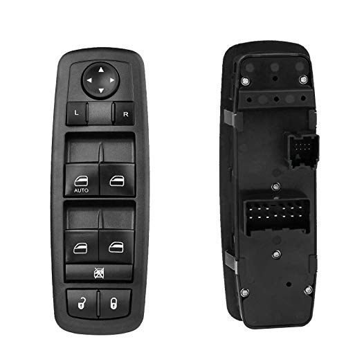 4602632AG Driver Side Master Power Window Switch - Replaces Part 4602632AH, 4602632AF, Compatible with Nitro and Liberty 2008-2012, Journey 2009-2010