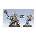 Hordes Minature Game - Trollblood Warlock Borka Kegslayer and Pyg Keg Carrier Monstrous Miniatures