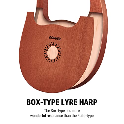 Donner EC2066 Lyre Harp, 16 Metal Strings thumb #2