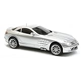  RC Modell Auto Mercedes Benz SLR McLaren mit Fernbedienung in silber 1:24 Neu